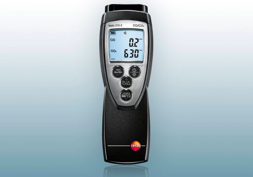 CO₂ measuring device with permanent probes