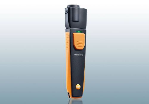 Infrared thermometer with smartphone operation