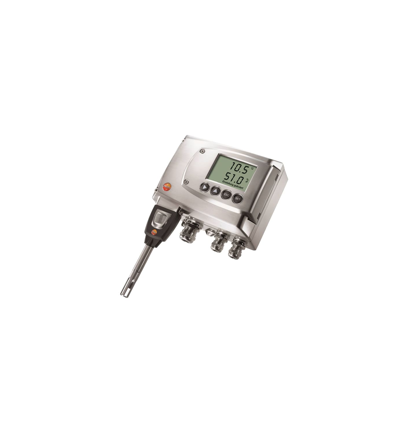 testo 6681 - Temperature/humidity transmitter for critical applications