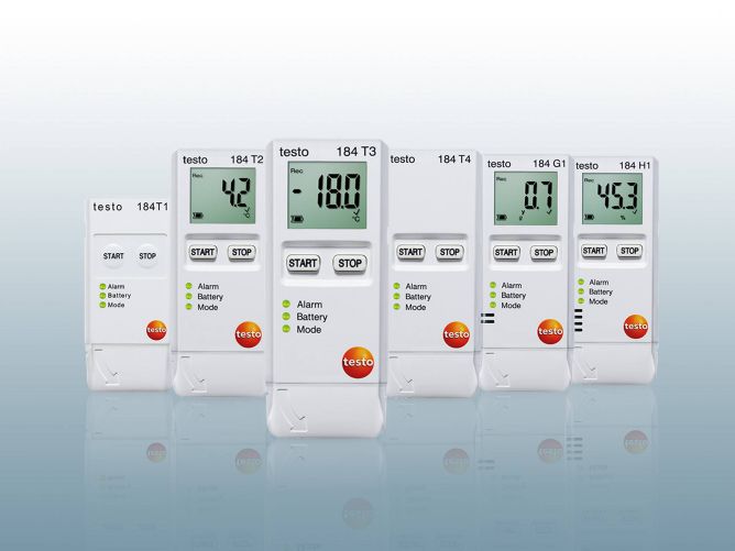 Máy ghi nhiệt độ tự động testo 184 (data logger)